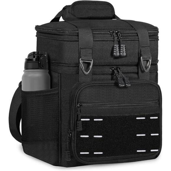 Large insulated tactical lunch box cooler bag for men work travel outdoor 16L - Picture 7 of 7